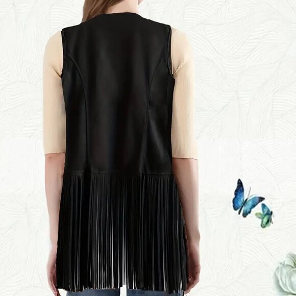 Fringe Hem Character Vest - Picture 4 of 5